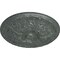 Ekena Millwork Granada Ceiling Medallion (Fits Canopies up to 4 1/4"), 15 3/4"OD x 5/8"P, Athenian Green Crackle CM16GAAGC - alternate 4